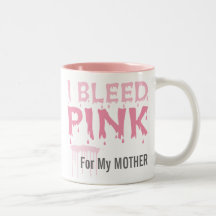 Sangro el rosa para mi conciencia del cáncer de pe tazas de café