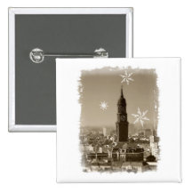 sankt+michaelis+kirche, hamburg, weihnachten, anstecknadelbuttons