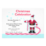Santa, bastón de caramelo y fiesta de Navidad de l Comunicado