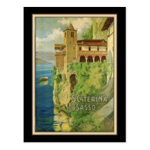 Santa Caterina del Sasso Tarjeta Postal