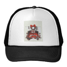 Santa cayó abajo chimenea gorro