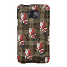 Santa con el bolso samsung galaxy s2 carcasa