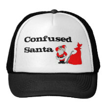 Santa confuso gorras