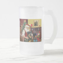 Santa en casa - Rottweiler 3 Taza