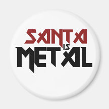 Santa es metal iman para frigorífico