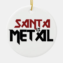 Santa es metal ornamento para arbol de navidad