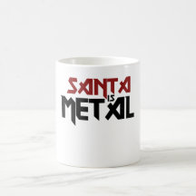 Santa es metal taza de café