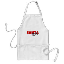 Santa fuera de servicio delantales