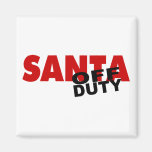 Santa fuera de servicio imán de frigorífico