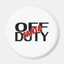 Santa fuera de servicio imán para frigorífico