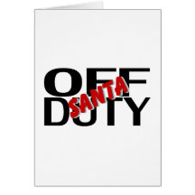Santa fuera de servicio tarjetas