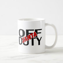 Santa fuera de servicio taza