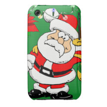 santa Case-Mate iPhone 3 cárcasa