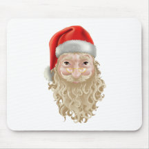 santa hace frente alfombrillas de ratón