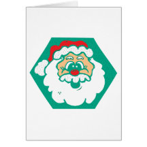 santa lindo hace frente felicitacion 