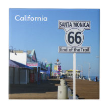 ¡Santa Mónica - teja de la ruta 66!