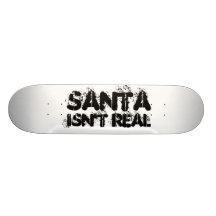 Santa no es monopatín real