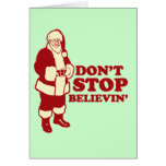 Santa, no para Believin Tarjetón