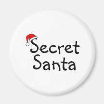 Santa secreto 2 imán de nevera