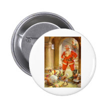 Santa supervisa duendes el cocer de las galletas d pin