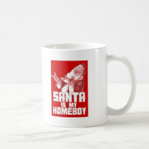 santa taza de café