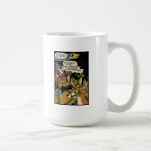 Santa y el jet tazas