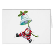 Santa y la Bell Tarjetón