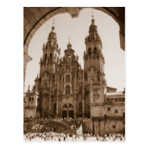 Santiago de Compostela Tarjeta Postal