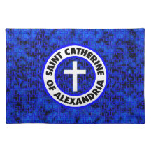 Santo Catherine de Alexandría Manteles Individuales
