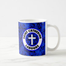 Santo Catherine Laboure Tazas