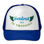 Santo en gorra (azul) del entrenamiento