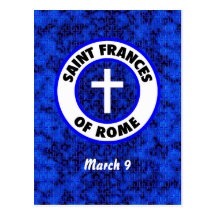 Santo Frances de Roma Tarjetas Postales
