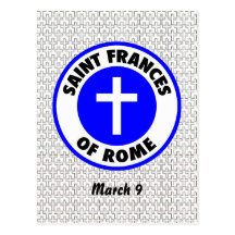 Santo Frances de Roma Tarjetas Postales