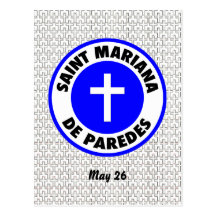 Santo Mariana De Paredes Tarjeta Postal