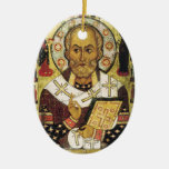 Santo Nicholas Santa del navidad del vintage Ornamento De Reyes Magos