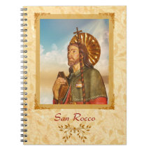 Santo patrón de San Rocco del cuaderno enfermo
