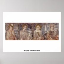 Santo por Simone Martini Impresiones