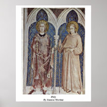 Santo por Simone Martini Impresiones