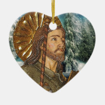 Santo Rocco o corazón de Roch del santo Ornamente De Reyes