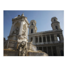 Santo Sulpice Tarjeta Postal