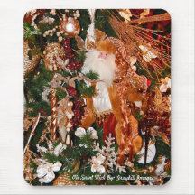 Santo viejo Nick Mousepad Alfombrilla De Raton