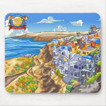 Santorini alfombrillas de raton 