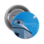 Santorini, botón de Grecia Pin