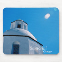 Santorini, Grecia Mousepad Alfombrillas De Raton