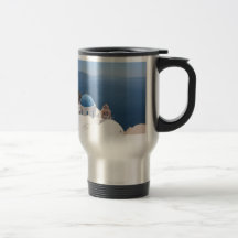 Santorini Grecia Tazas
