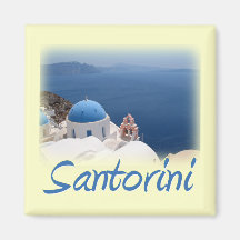 Santorini Imán Para Frigorifico