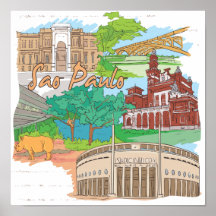 Sao Paulo Poster