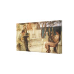 Sappho y Alcaeus de sir Lorenzo Alma Tadema Impresiones En Lona Estiradas
