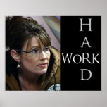 Sarah Palin y el valor de trabajo duro Impresiones