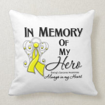 Sarcoma de Ewing en memoria de mi héroe Cojines